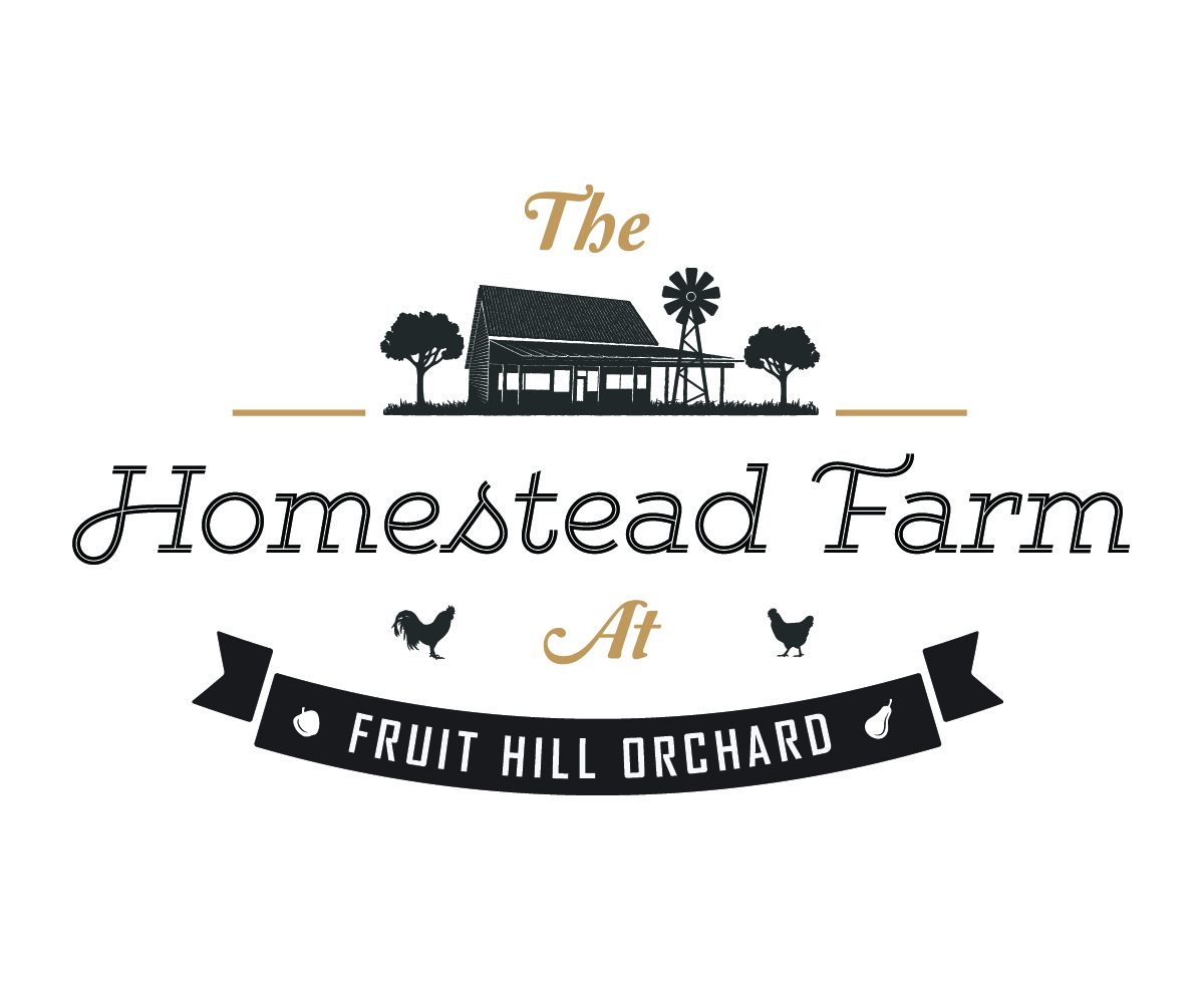 Logo Design by lunapix for The Homestead Farm at Fruit Hill Orchard  | Design #10569135