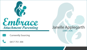Business Card Design by jarifali123 for Embrace Attachment Parenting | Design: #10550360