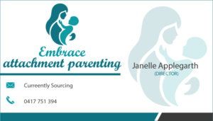 Business Card Design by jarifali123 for Embrace Attachment Parenting | Design: #10554754