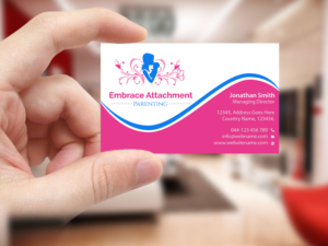 Business Card Design by Creations Box 2015 for Embrace Attachment Parenting | Design: #10542095
