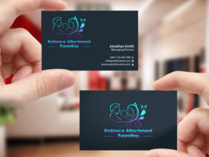 Business Card Design by Creations Box 2015 for Embrace Attachment Parenting | Design: #10559602