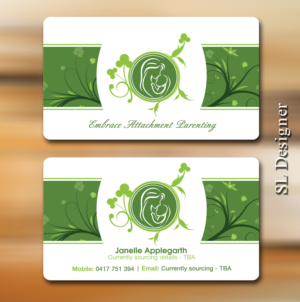 Business Card Design by SL Designer for Embrace Attachment Parenting | Design: #10532169