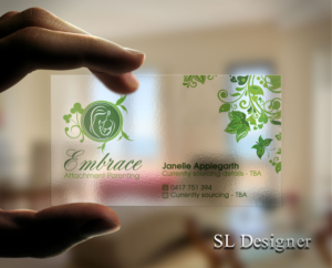 Business Card Design by SL Designer for Embrace Attachment Parenting | Design: #10532172