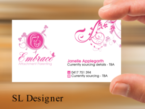 Business Card Design by SL Designer for Embrace Attachment Parenting | Design: #10533122