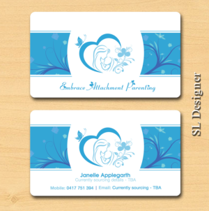 Business Card Design by SL Designer for Embrace Attachment Parenting | Design: #10536202
