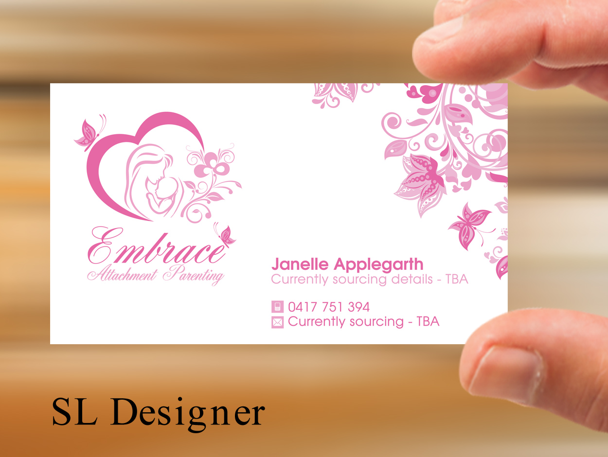 Design de Carte de Visite par SL Designer pour Embrace Attachment Parenting | Design #10536214