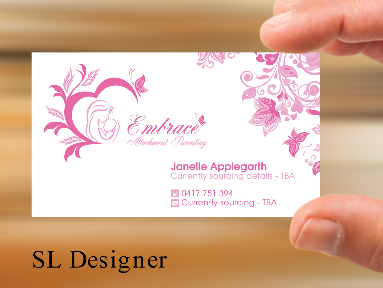 Business Card Design by SL Designer for Embrace Attachment Parenting | Design #10536215