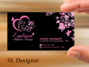 Business Card Design by SL Designer for Embrace Attachment Parenting | Design: #10536646