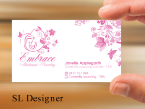 Business Card Design by SL Designer for Embrace Attachment Parenting | Design: #10537202