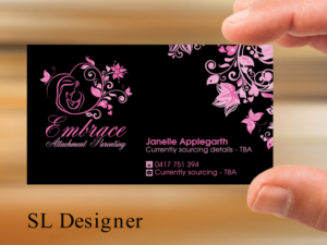Business Card Design by SL Designer for Embrace Attachment Parenting | Design: #10537207