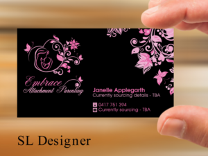 Business Card Design by SL Designer for Embrace Attachment Parenting | Design #10545828