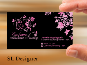 Business Card Design by SL Designer for Embrace Attachment Parenting | Design: #10555455