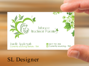 Business Card Design by SL Designer for Embrace Attachment Parenting | Design: #10567332