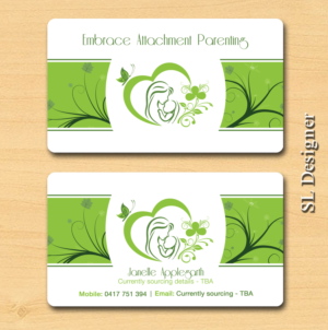 Business Card Design by SL Designer for Embrace Attachment Parenting | Design: #10567666