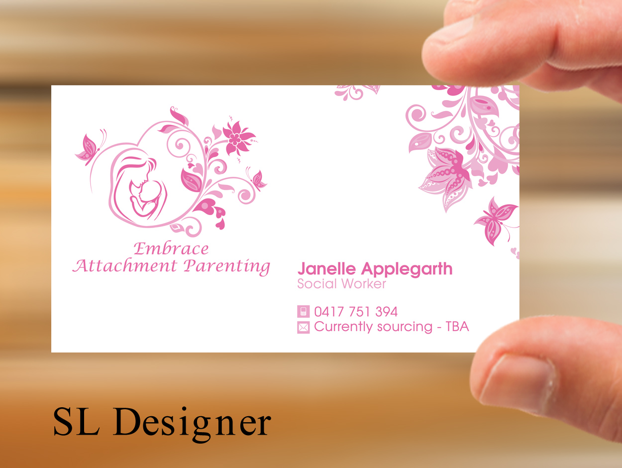 Business Card Design by SL Designer for Embrace Attachment Parenting | Design #10572334