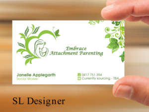 Business Card Design by SL Designer for Embrace Attachment Parenting | Design: #10577488