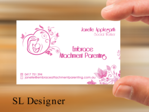 Business Card Design by SL Designer for Embrace Attachment Parenting | Design: #10738364