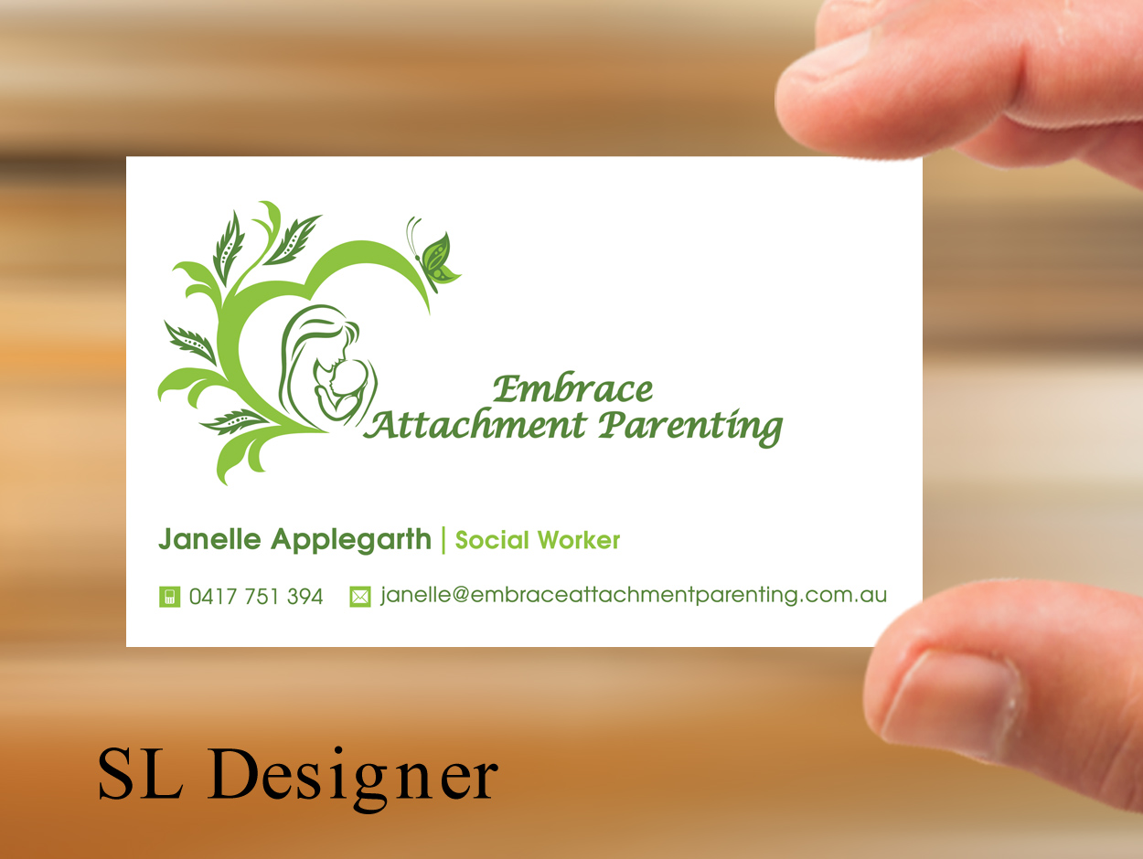 Design de Carte de Visite par SL Designer pour Embrace Attachment Parenting | Design #10748096