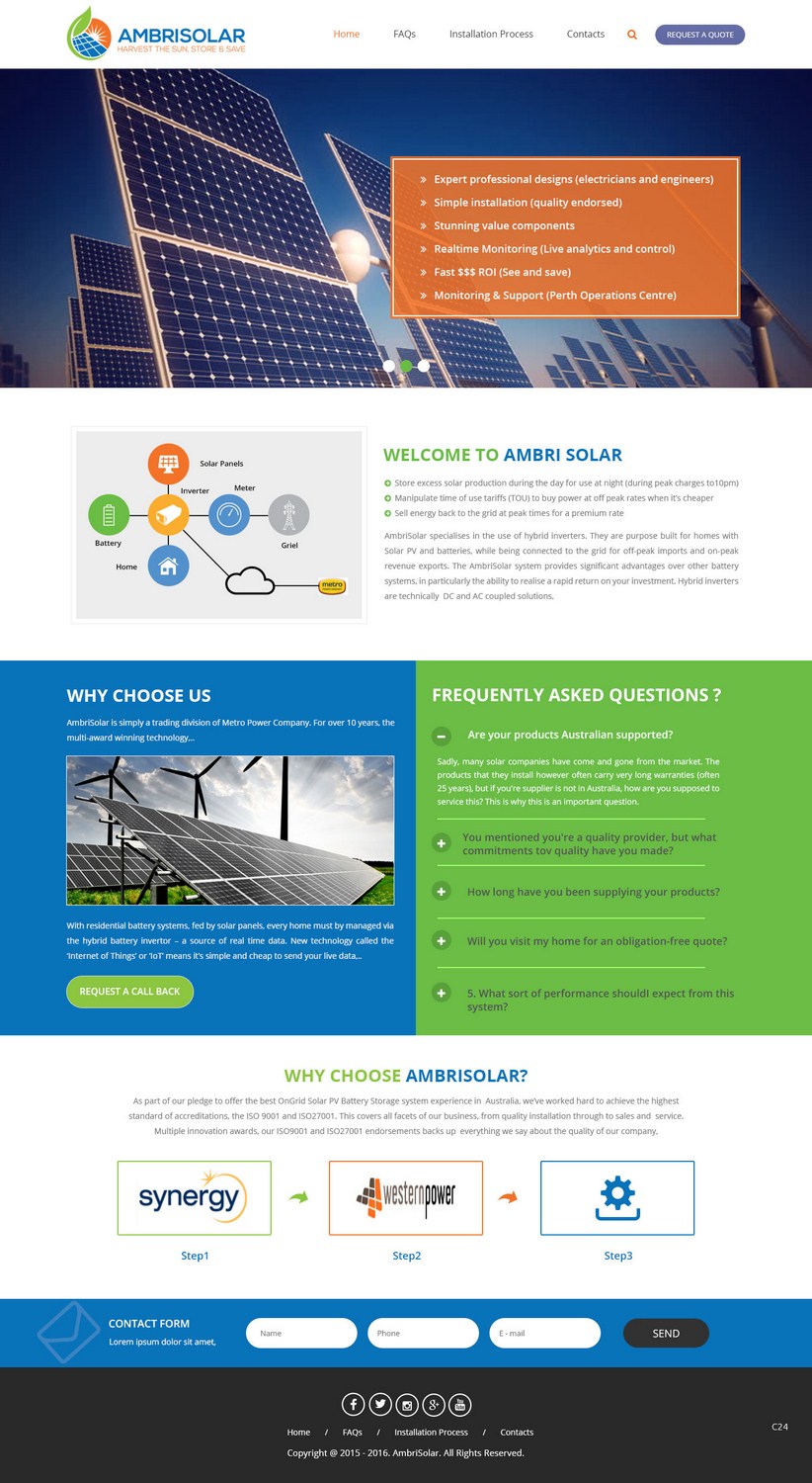 Web Design by pb for this project | Design #10520683