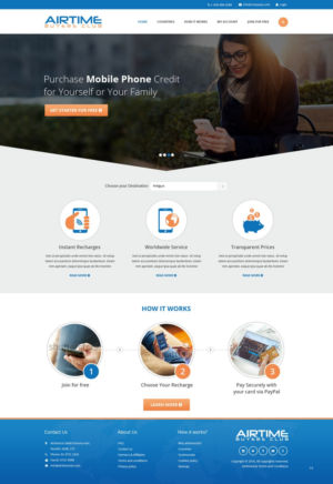 Web Design by pb for this project | Design: #10520686