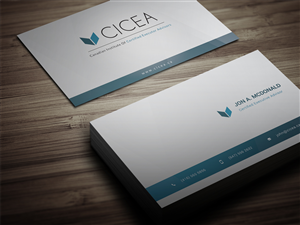 Business Card Design by Neue for CICEA | Design: #2206741