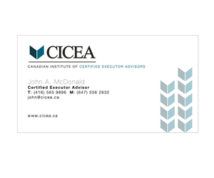 Business Card Design by ngsiweijoanne for CICEA | Design: #2206338