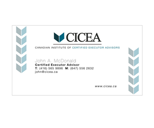 Business Card Design by ngsiweijoanne for CICEA | Design: #2206341
