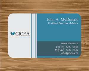 Business Card Design by raanvinu for CICEA | Design: #2220347