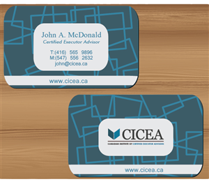 Business Card Design by raanvinu for CICEA | Design: #2223152
