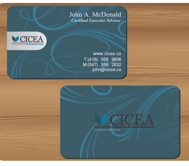 Business Card Design by raanvinu for CICEA | Design #2223154