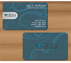 Business Card Design by raanvinu for CICEA | Design: #2223154