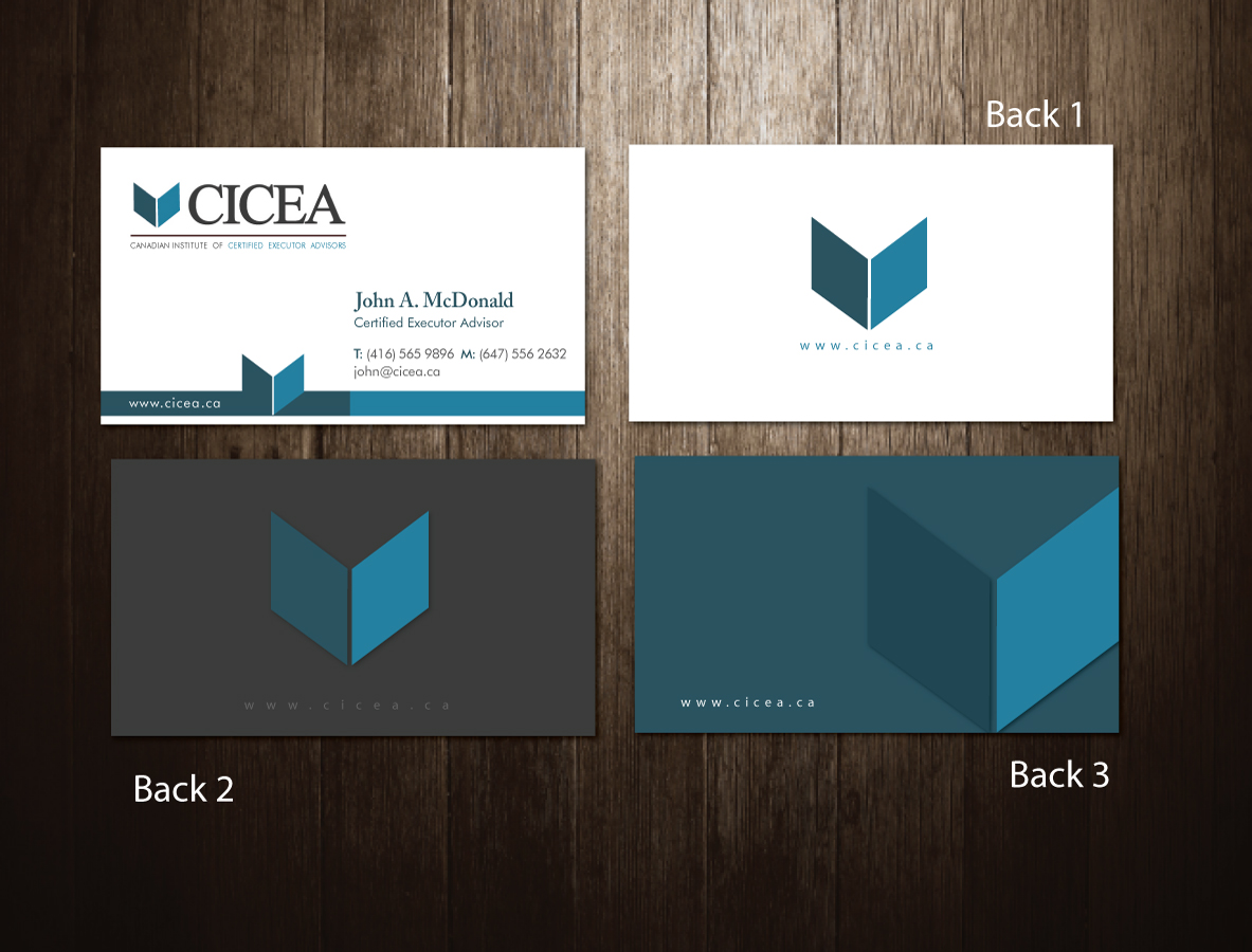 Business Card Design by meet007 for CICEA | Design #2206092