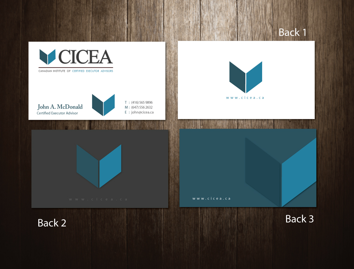 Business Card Design by meet007 for CICEA | Design #2206128