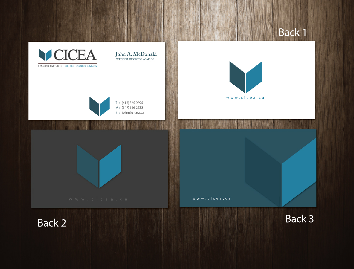 Business Card Design by meet007 for CICEA | Design #2206134