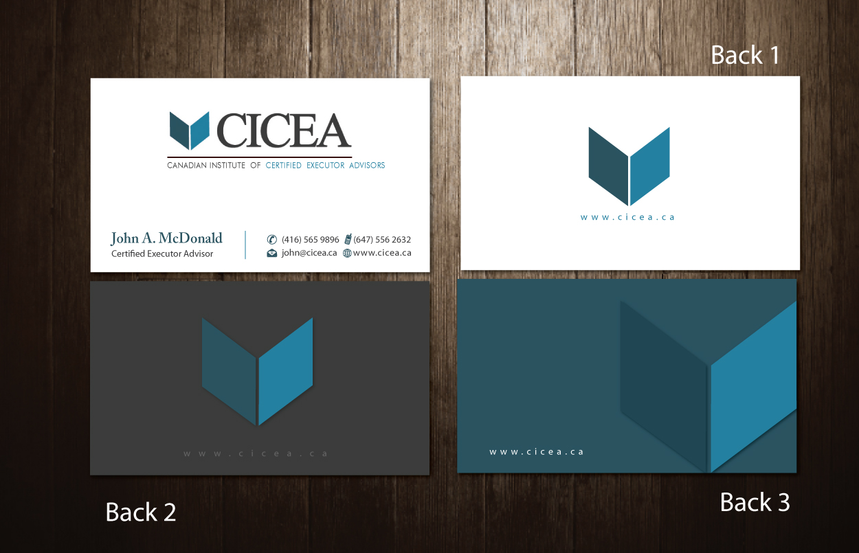 Business Card Design by meet007 for CICEA | Design #2207215