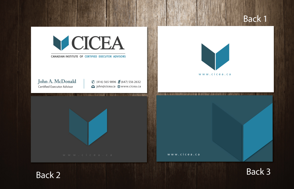 Business Card Design by meet007 for CICEA | Design #2207226