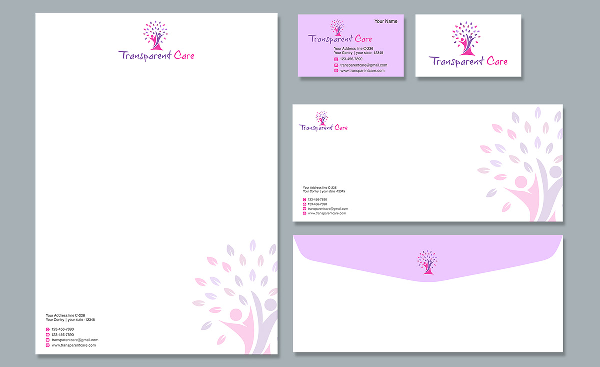 Stationery Design by sanalkumar for Transparent Care  | Design #10673629