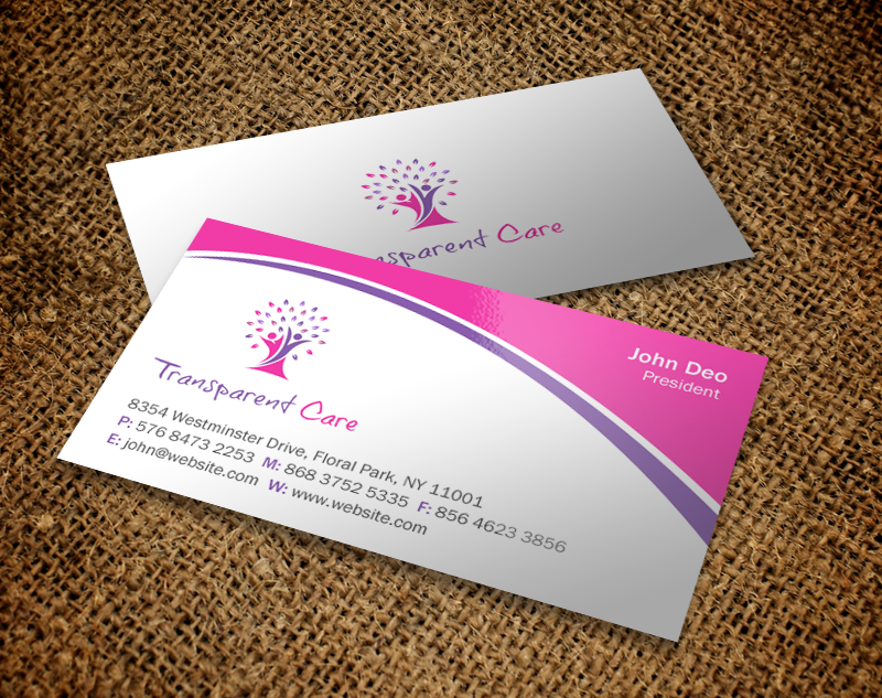 Stationery Design by Brand aid for Transparent Care  | Design #10529680