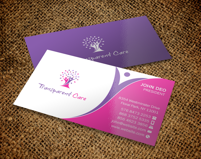 Stationery Design by Brand aid for Transparent Care  | Design #10529682
