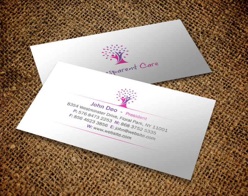 Stationery Design by Brand aid for Transparent Care  | Design #10529687