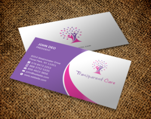 Stationery Design by Brand aid for Transparent Care  | Design: #10529689