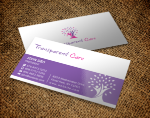Stationery Design by Brand aid for Transparent Care  | Design: #10529690