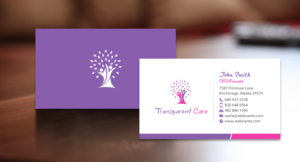 Stationery Design by chandrayaan.creative for Transparent Care  | Design: #10527852