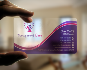 Schreibwaren-Design von chandrayaan.creative für Transparent Care  | Design: #10527862