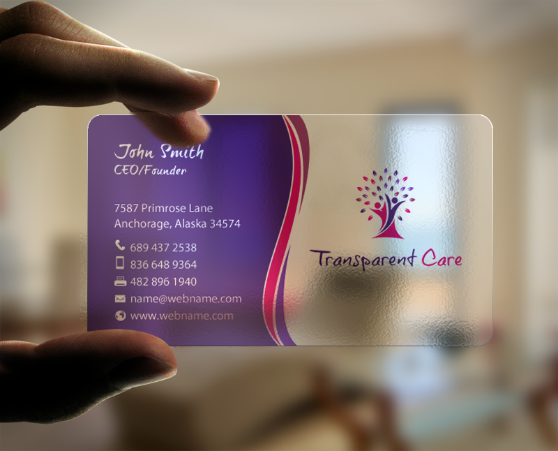 Schreibwaren-Design von chandrayaan.creative für Transparent Care  | Design #10527865