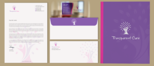 Schreibwaren-Design von chandrayaan.creative für Transparent Care  | Design: #10568666