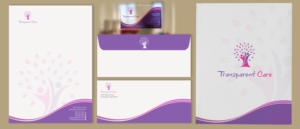 Schreibwaren-Design von chandrayaan.creative für Transparent Care  | Design: #10568671