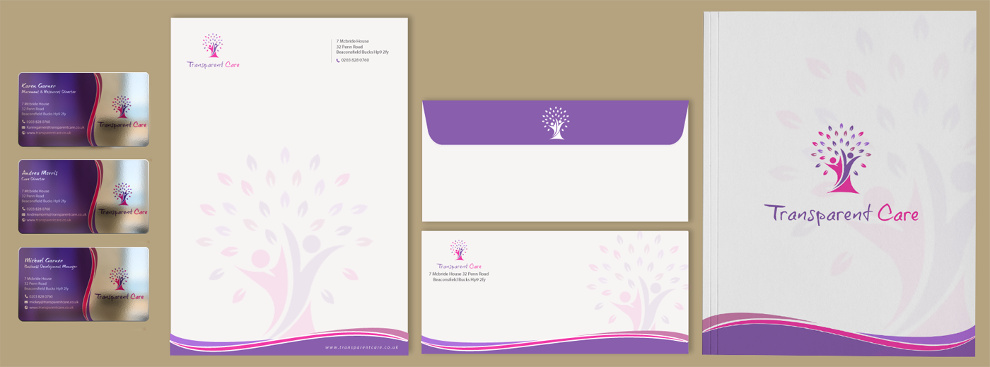 Stationery Design by chandrayaan.creative for Transparent Care  | Design #10581363