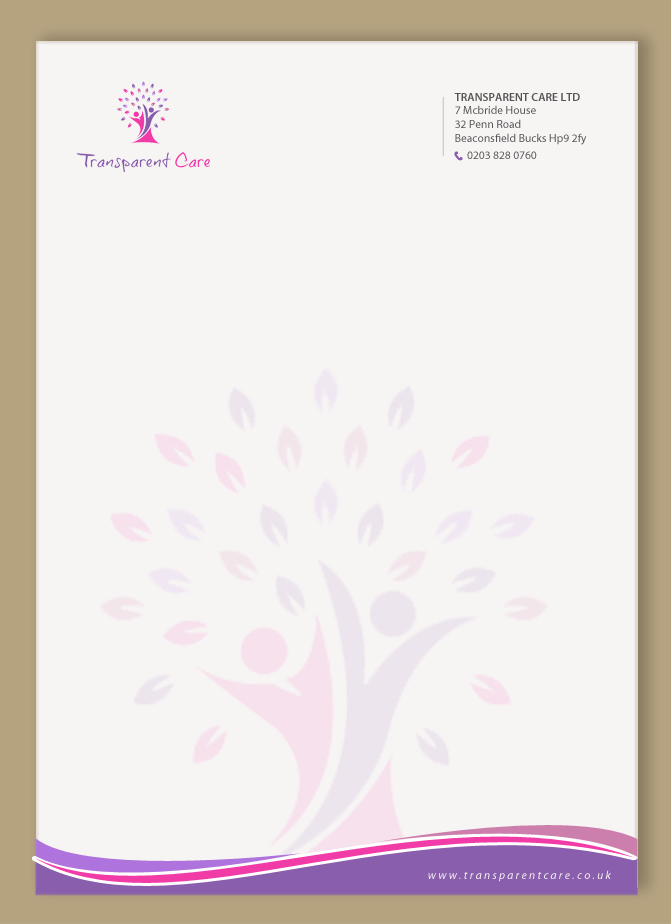 Stationery Design by chandrayaan.creative for Transparent Care  | Design #10599370