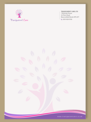 Stationery Design by chandrayaan.creative for Transparent Care  | Design: #10600956